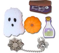 Crocs Unisex Spooky Halloween confezione da 5 ciondoli per scarpe, multicolore