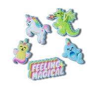 Crocs Feeling Magical Confezione da 5, Charm Decorativi per Scarpe Unisex-Adulto, Sensazione Magica, Taglia Unica
