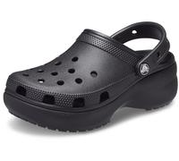 Crocs Classic Platform Clog W Zoccoli, Donna, Nero, 34/35 EU
