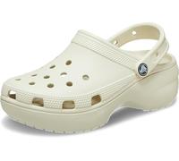 Crocs Donna Classic Platform Clog W Sabot, Bone, 36/37 EU
