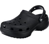 Crocs Women's Classic Platform Clog 37-38 EU Black