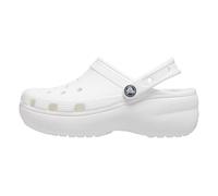 Crocs Classic Platform Clog W, Zoccoli Donna, Bianco, 39/40 EU