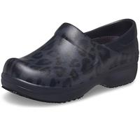 Crocs Work Neria Pro II Graphic Clog Black/Leopard 6 M