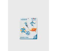 Crocs X Marvel Fantastic 4 5 Pack men Cool Stuff white in taglia:ONE SIZE