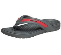 Crocs Yukon Sport Flip, Infradito Uomo, Grigio Ardesia Fiamma, 45 EU