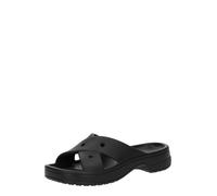 Crocs Classic Womens Cross Strap, Infradito Donna, Nero, 34/35 EU