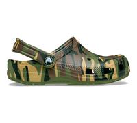 Crocs Zoccolo Mimetico Classico K, Verde Militare/Multicolore, Taglia 38, Verde Militare Multicolore, 37/38 EU