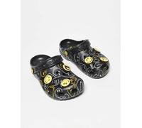 Crocs - Zoccoli classici neri con faccine sorridenti-Nero 38-39