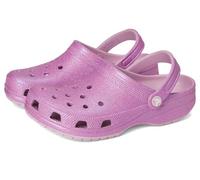 Crocs Zoccoli classici unisex da adulto con glitter, ortensia, 11 Women/9 Men