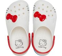 Crocs Zoccoli Classici Unisex Hello Kitty per Bambini, Bianco, 36/37 EU
