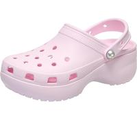 Crocs Zoccoli da donna con plateau, Latte Rosa, 39.5 EU