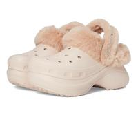 Crocs Zoccoli da donna foderati Bae, pantofole con plateau fuzzy, al quarzo., 38-39 EU