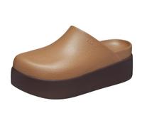 Crocs Zoccoli Dylan da donna con plateau, seppia., 9