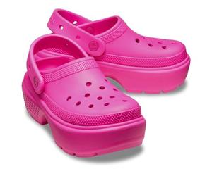 Crocs Zoccoli Unisex Stomp ClogClog, Pink Crush, 11 UK