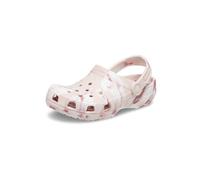 Crocs Zoccolo Classico Marmorizzato Unisex K QzmClog, Quarzo/Multi, 4.5-5 Years, 17.4 CMS (C11)