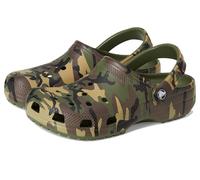 Crocs Zoccolo Mimetico Classico K, Verde Militare/Multicolore, 36, Verde Militare Multicolore, 34/35 EU