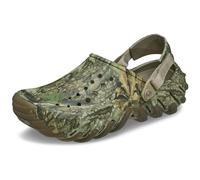 Crocs Zoccolo Echo RO unisex per adulti, zoccoli regolabili con suola in gomma, plantare LiteRide, Realtree Apx, 10 Women/8 Men