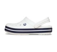 Crocs Zoccolo unisex adulto Crocband, Bianco/Bianco/Blu marino, 8 Women/6 Men