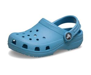 Crocs Zoccolo Unisex per Bambini, Classico T, Blu Elite, 10 UK Bambino