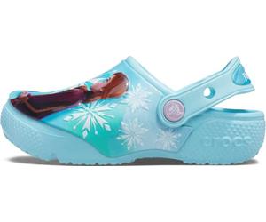 Crocs Zoccolo Unisex per Bambini FL Disney Frozen II, Blu Ghiaccio., 32/33 EU