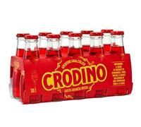 Crodino Arancia Rossa - Aperitivo Analcolico Pronto da Bere, 10 Bottigliette da 10 cl