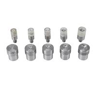 Croerma 5 Set di Matrici per Rivetti un Doppio Cappuccio (5 Mm / 6 Mm / 8 Mm / 10 Mm / 12 Mm)