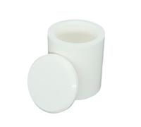 Crogiolo cilindrico in allumina con coperchio - Crogiolo for analisi di laboratorio da 0,7-85 ml for fonderia e lavorazione dei materiali, 1 pz.(30x25mmx9)
