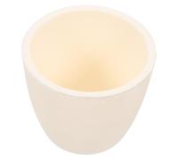 Crogiolo da Laboratorio per Fusione, 20ml, Ceramico Bianco | Riutilizzabile, per Ricercatori di Chimica e Scienziati dei Materiali, per Rame e Composti Chimici