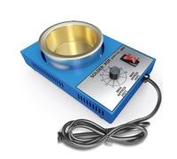 Crogiolo di saldatura, 150W/300W Pentola di Saldatura Tenuto In Mano Temperatura Regolabile Stagno Forno di e Portatile di Riparazione Elettronica Strumenti di Saldatura Dissaldatura(Red Silver Tone)