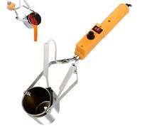 Crogiolo Elettrico di Piombo, Crogiolo Portatile di Piombo 150W-300w, Crogiolo di Stagno per Saldatura, per Fondere Il Metallo A(500g)