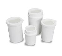 Crogiolo in ceramica resistente alle alte temperature ad alta purezza da 1 kg per fusione ad alta temperatura fino a 1800 ℃