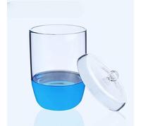 Crogiolo in vetro di quarzo - da 20 ml a 2000 ml, becher da laboratorio resistente al calore for analisi chimiche e prove sui materiali(With Cover 50ml)