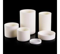 Crogiolo quadrato in allumina al 99% for analisi di laboratorio e fusione - Termostabilità 1600-1750℃, 1 pz.(3ml(12x40mm))