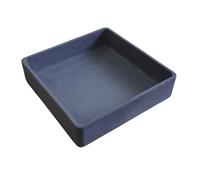 Crogiolo SiC ricristallizzato for la fusione dei metalli | Temperatura massima 1650°C, conduzione efficiente del calore for fonderie di laboratorio e industriali(150x150x6mm)