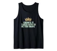 Crohns Ci Vuole Coraggio per Essere Questa coraggiosa consapevolezza del Guerriero Canotta