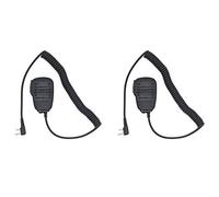 CROIRE 2X Microfono PTT con Altoparlante Remoto Antipioggia per ICOM IC-V8 V85 IC- F20