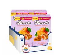 Croissant Cornetti all’Albicocca 6 x 50g Snack Dolce per Colazione e Merenda Ripieno all’Albicocca Formato 300g Variazioni 4/8/12 Confezioni (4 PEZZI)