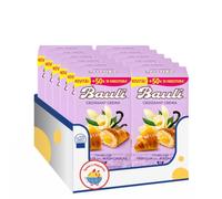 Croissant Cornetti alla Crema 6x Snack Dolce per Colazione e Merenda Ripieno alla Vaniglia Formato 300g Variazioni 4/8/12 Confezioni (12 PEZZI)