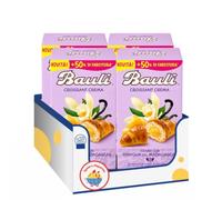Croissant Cornetti alla Crema 6x Snack Dolce per Colazione e Merenda Ripieno alla Vaniglia Formato 300g Variazioni 4/8/12 Confezioni (4 PEZZI)