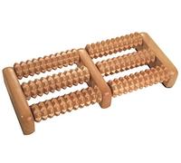 CROLL & DENECKE - Rullo massaggiante per i piedi, in legno, 2 x 3 ruote