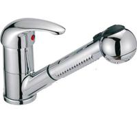 CROLLA Rubinetto Cucina Estraibile Miscelatore Monocomando Lavello Cromo 17070