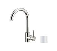 CROLLA Rubinetto Cucina Monocomando con Bocca Girevole Bianco Opaco ES 7780 BO