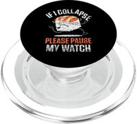 Crollo Per Favore Metti In Pausa Il Mio Orologio In Corsa PopSockets PopGrip per MagSafe