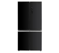 Cromberg HRH 4P 73 GB Frigorifero 4 Porte, Finiture Vetro nero, Total No Frost, 522L, display esterno il soft touch, Classe Energetica E, Altezza 190cm, Larghezza 91cm, Profondità 69cm