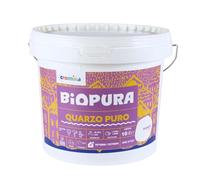 CROMIKA Biopura Quarzo Puro, Pittura Murale per Interni ed Esterni, Bianco Opaco, Resistente agli Agenti Atmosferici Made in Italy (Bianco, Litri 10)