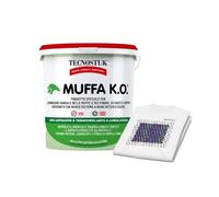 CROMIKA Kit Antimuffa Professionale, MUFFA K.O. 3 Litri, Bianco, Senza Cloro, con T-Shirt Cromika Inclusa, per Interni ed Esterni (L)