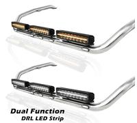 Cromo Acciaio Inox Barra Tettuccio+LED+43.2cm LED Per Iveco S-Way Camion Top
