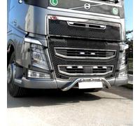 Cromo Acciaio Inox Centrale Barra Paraurti Con LED Per volvo fh4 2013 - 2021
