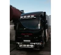 Cromo Acciaio Inox Visiera Luce Barra + LED Per DAF Lf 2014 + Camion Accessori