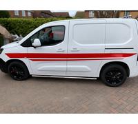 Cromo Barre Laterali Acciaio Inox + Ambra LED Per citroen berlingo 2016-2019